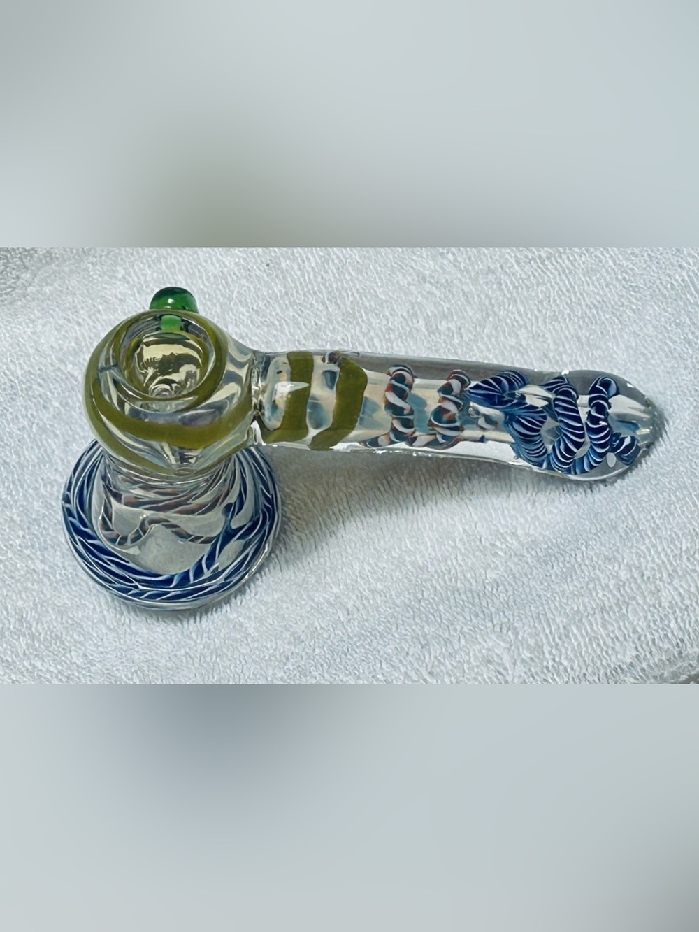 Beautiful Glass Color changing water bubbler